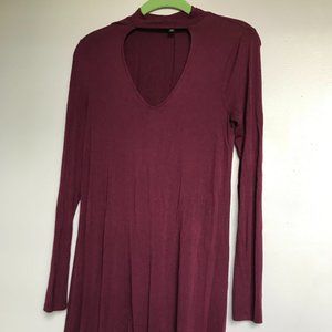 Express XS Burgundy Dress